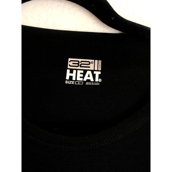 32 DEGREES - MENS BLACK LONG SLEEVE CREW NECK PULLOVER SHIRT SIZE LARGE - Picture 3 of 6